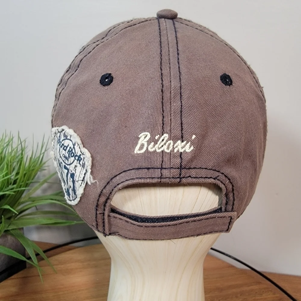 Hard Rock Cafe Biloxi Distressed Ball Cap - Picture 10 of 17